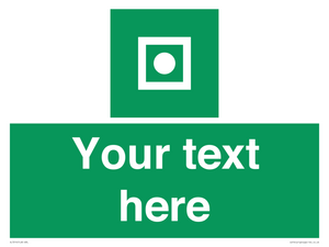 Custom sign safe condition Shipboard general alarm